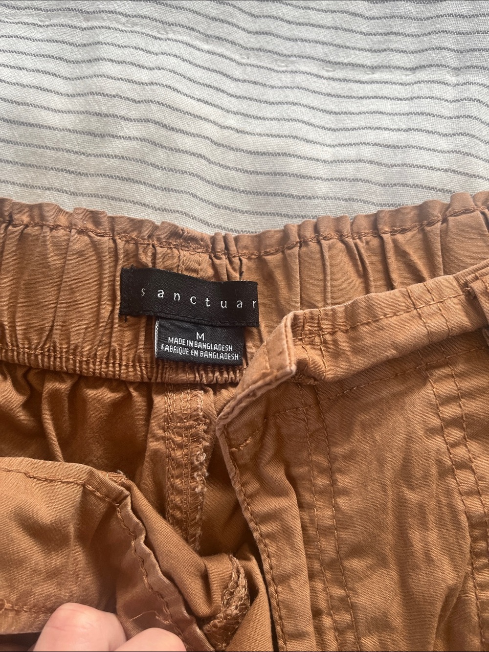 Sanctuary brown cuffed shorts - Picture 2 of 4